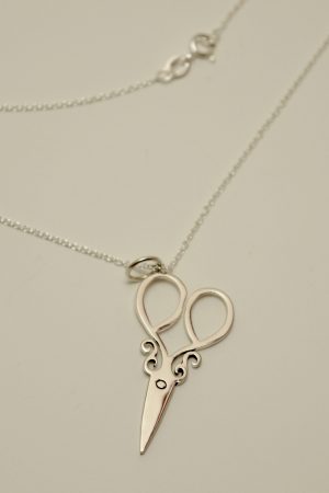 scissors jewelry sew silver